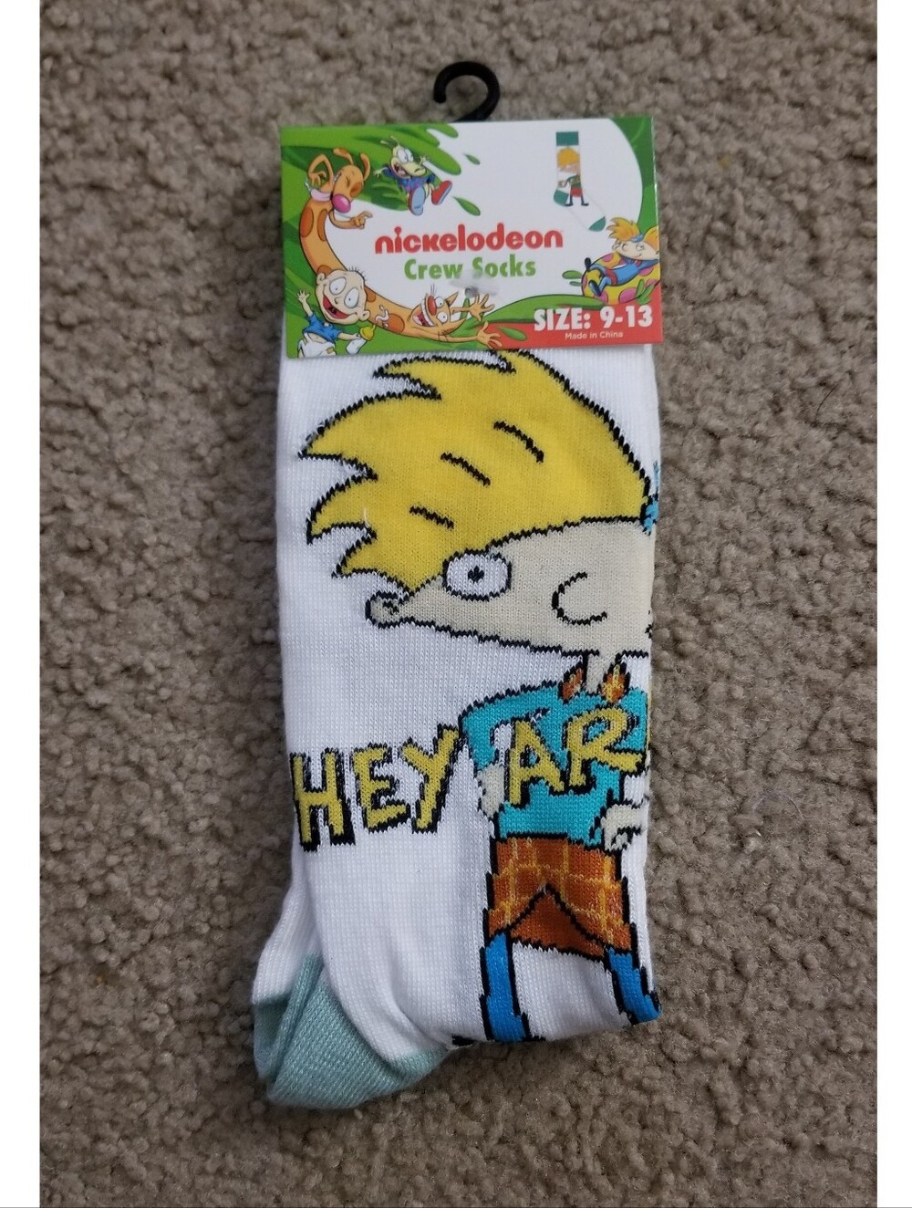 Nickelodeon "Hey Arnold!" Men’s Crew Socks